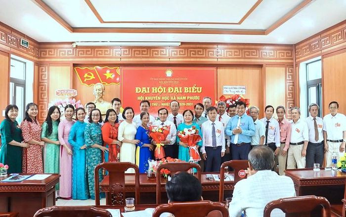 Đại hội chúc mừng Ban Chấp hành Hội Khuyến học xã Nam Phước nhiệm kỳ 2026-2031.