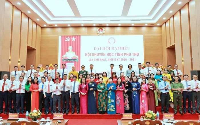 Đại hội chúc mừng Ban chấp hành Hội Khuyến học tỉnh Phú Thọ nhiệm kỳ 2026-2031.