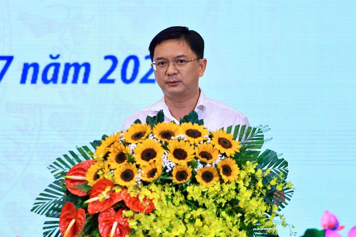Phó Chủ tịch UBND TP.HCM Nguyễn Mạnh Cường phát biểu