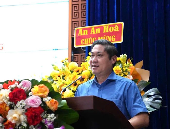Phó Chủ tịch UBND thành phố Đà Nẵng Phan Thái Bình phát biểu chỉ đạo tại lễ phát động Kế hoạch thi đua thực hiện mục tiêu tăng trưởng “2 con số” giai đoạn 2026 - 2030.