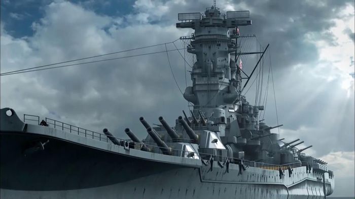 Thiết giáp hạm lớp Yamato. Ảnh WLRN