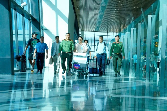 Trái tim được vận chuyển đến sân bay Tân Sơn Nhất. (Ảnh: BVCC)