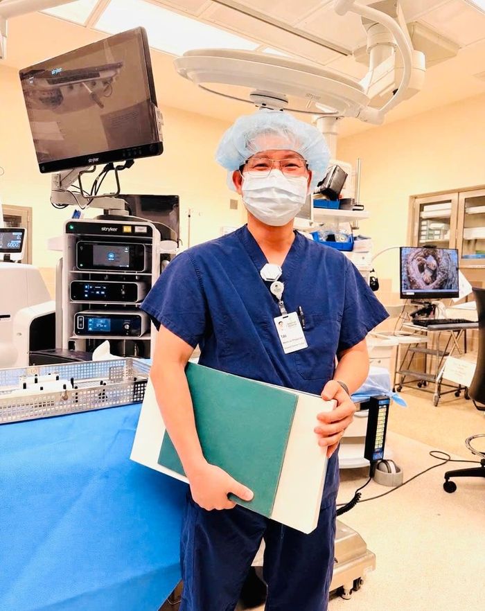 TS Dương Thanh Tài là tác giả của nghiên cứu về liệu pháp xạ trị được giới chuyên môn đặc biệt quan tâm. (Ảnh: NVCC)