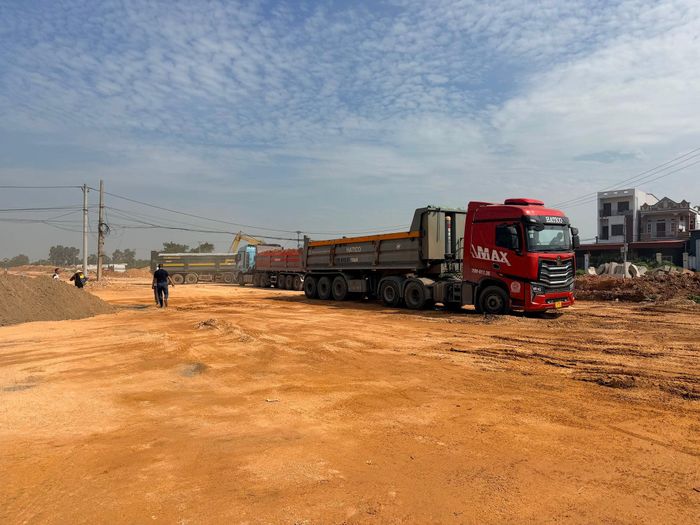 Dự án đường Vành đai 3 đang được triển khai đúng tiến độ. Ảnh: Thanh Hà