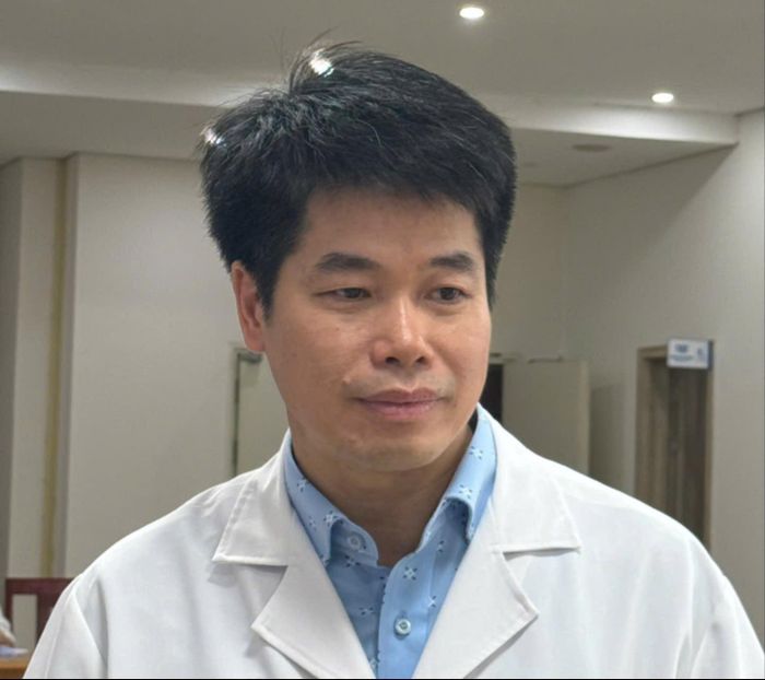 Bác sĩ chuyên khoa II Lê Đăng Thuyết, Phó Giám đốc Bệnh viện Lão khoa Hà Nội chia sẻ. Ảnh: Mai Hoa