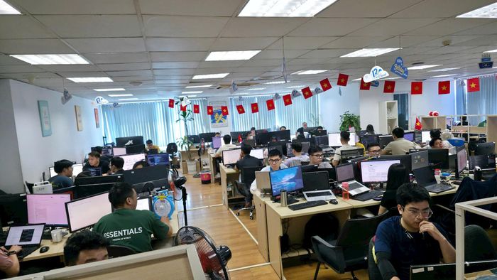 Phòng làm việc của Công ty TNHH Công nghệ ezCloud Toàn Cầu. Ảnh: PH