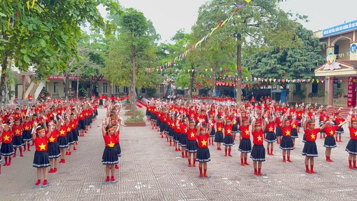 Đoài Phương quán triệt nguyên tắc lấy người học làm trung tâm trong việc sắp xếp mạng lưới các trường học trên địa bàn. Ảnh: PV