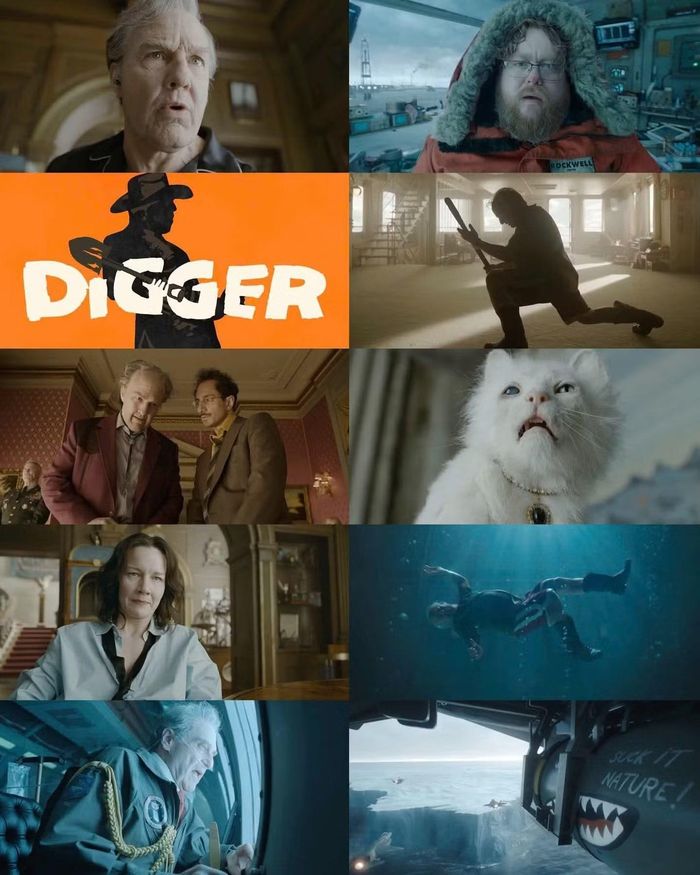 "Digger" mang phong cách hài đen. Ảnh: Warner Bros.