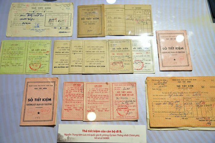 Một số hiện vật của sơ cán bộ đi B.