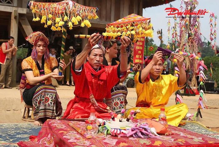 Năm 2017, Lễ Xăng Khan được công nhận là Di sản văn hóa phi vật thể quốc gia. Ảnh: CS