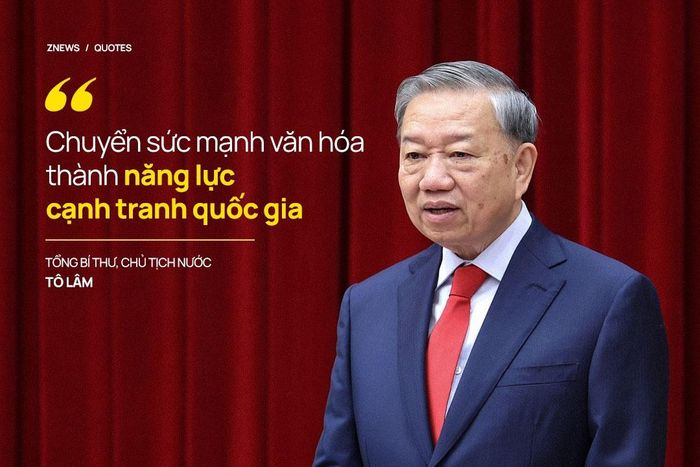 Nhiệm vụ thứ tư là phát triển công nghiệp văn hóa thành một động lực tăng trưởng mới, chuyển sức mạnh văn hóa thành năng lực cạnh tranh quốc gia. Tổng Bí thư, Chủ tịch nước Tô Lâm đề nghị trong phiên họp chuyên đề tiếp theo của Ban chỉ đạo về phát triển văn hóa đóng góp vào tăng trưởng hai con số phải xác định rõ lĩnh vực nào có khả năng tạo tăng trưởng; địa phương nào có thể hình thành trung tâm dẫn dắt; doanh nghiệp nào có năng lực; dự án nào có thể tạo ra sản phẩm, doanh thu, việc làm, tài sản trí tuệ và thị trường.