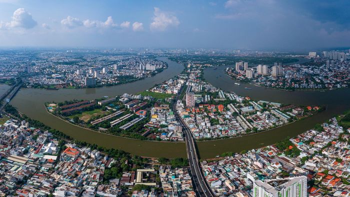 Khu đô thị mới Bình Quới - Thanh Đa có quy mô khoảng 424 ha tại phường Bình Quới, TP.HCM. Ảnh: Quỳnh Danh.
