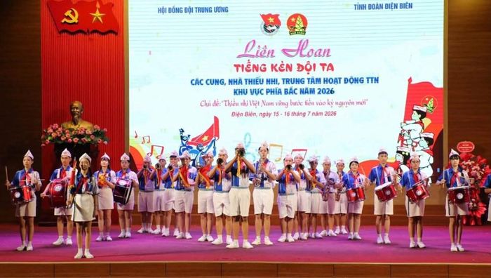 Tiết mục biểu diễn của Trung tâm Hoạt động Thanh thiếu nhi tỉnh Sơn La giành giải Xuất sắc tại Liên hoan