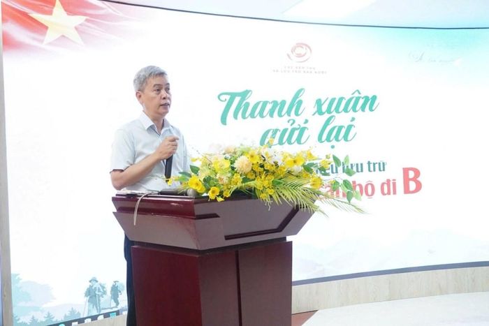 Cục trưởng Cục Văn thư và Lưu trữ nhà nước Đặng Thanh Tùng phát biểu tại sự kiện