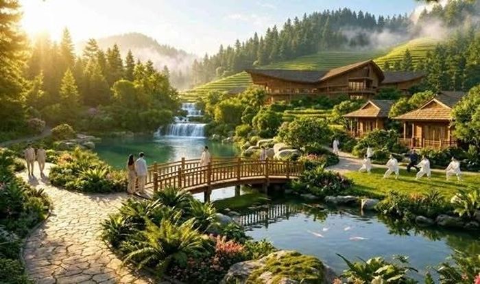 Phối cảnh dự án nghỉ dưỡng