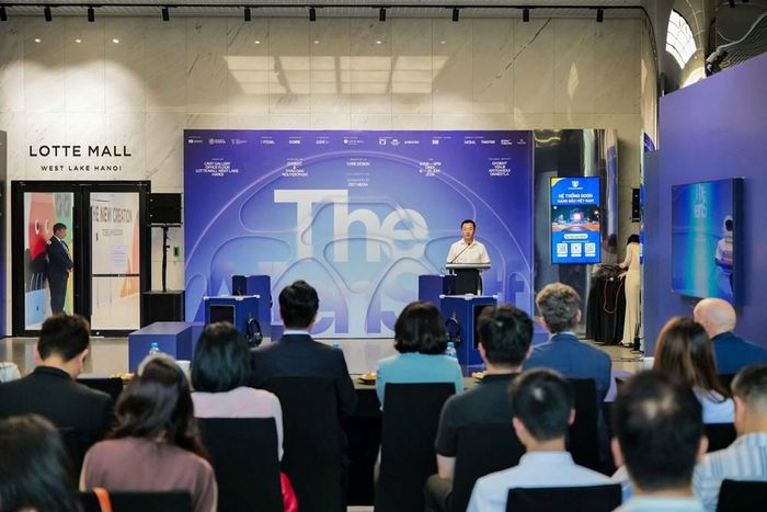 Phó Giám đốc Sở Văn hóa và Thể thao Hà Nội Phạm Xuân Tài phát biểu khai mạc
