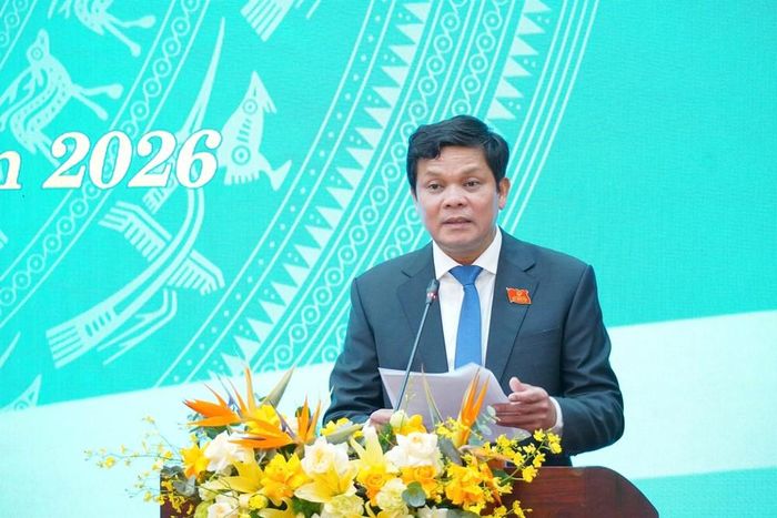 Phó Bí thư Tỉnh ủy, Chủ tịch HĐND tỉnh Nguyễn Đức Tuy phát biểu kết luận phiên chất vấn