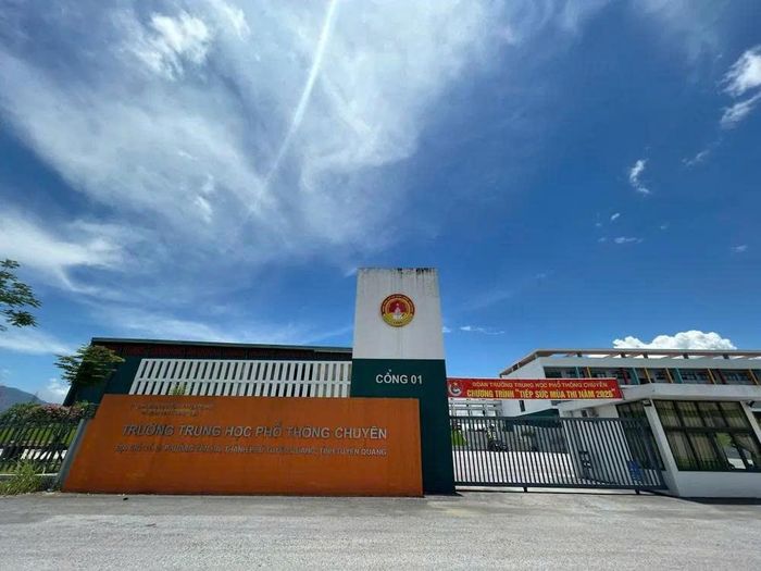 Trường THPT Chuyên Tuyên Quang. Ảnh: Báo Chính Phủ