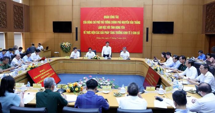 Các đại biểu tham dự cuộc làm việc - Ảnh: VGP/Nguyễn Đức
