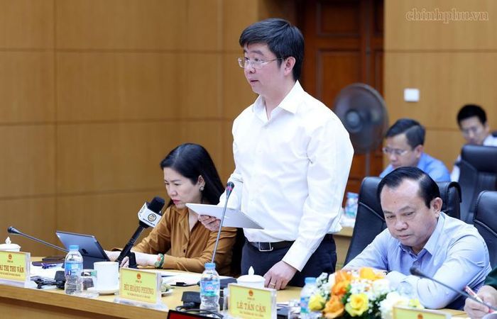 Lãnh đạo các bộ, ngành phát biểu - Ảnh: VGP/Nguyễn Đức