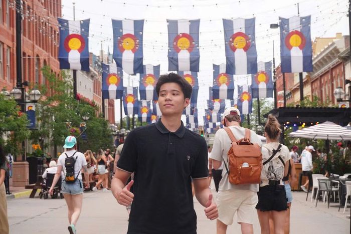 Lê Đức Anh trong kỳ thực tập nghiên cứu toàn phần kéo dài 5 tuần tại ĐH Wyoming (Mỹ), vào mùa Hè năm 2025.