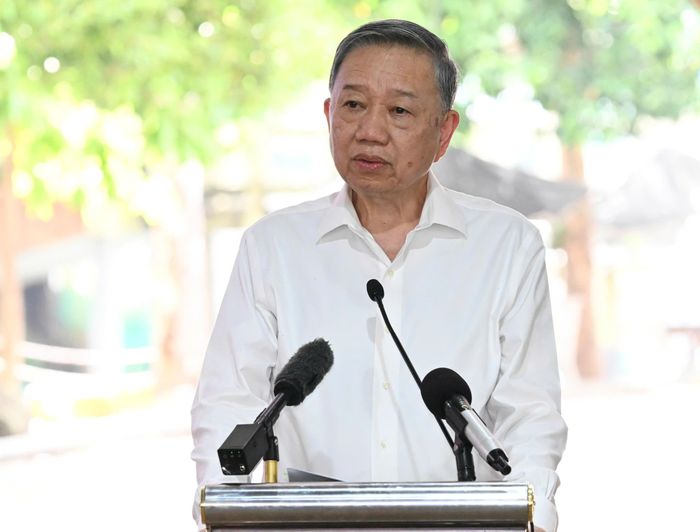  Tổng Bí thư, Chủ tịch nước Tô Lâm phát biểu chỉ đạo. Ảnh: VIỆT DŨNG 