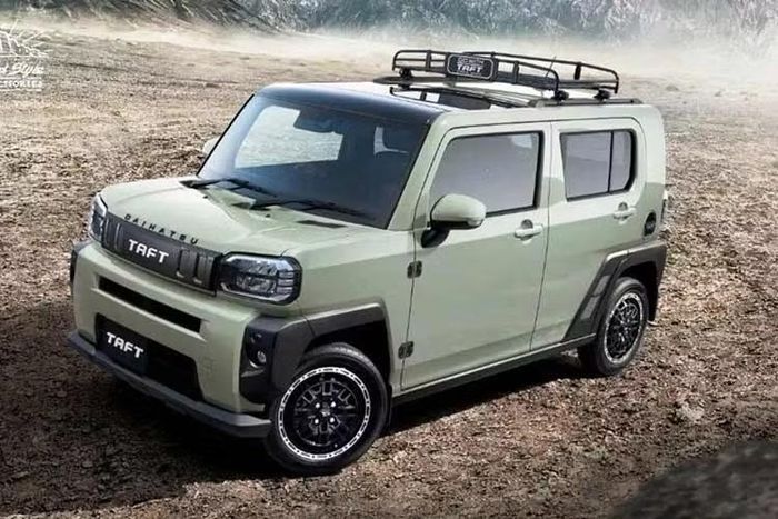 Daihatsu Taft 2027 phiên bản cao cấp nhất Active Mode với động cơ tăng áp và hệ dẫn động bốn bánh có giá 1.930.500 yên (khoảng 11.900 USD - tương đương hơn 312 triệu đồng).