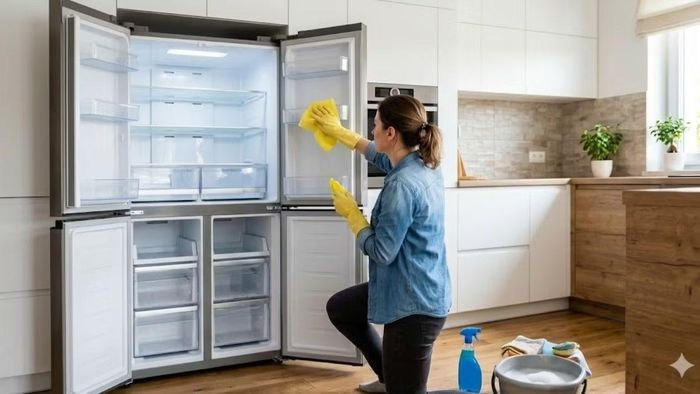 Đặt tủ lạnh đúng vị trí, hạn chế mở cửa lâu và vệ sinh định kỳ là những cách đơn giản để tiết kiệm điện trong gia đình.
