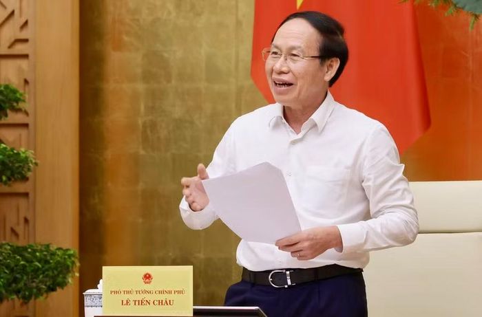 Phó Thủ tướng Lê Tiến Châu chủ trì họp về các đề án, dự án của Đại học Quốc gia Hà Nội - Ảnh: VGP/Thu Sa.