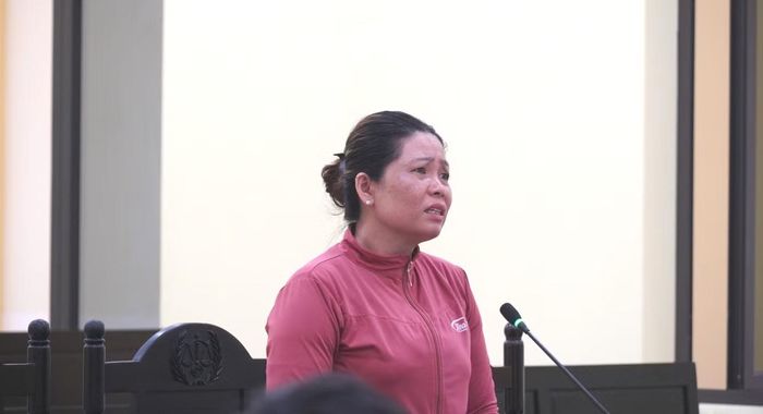 Bị cáo Nhị tại phiên tòa phúc thẩm. Ảnh: CTV.