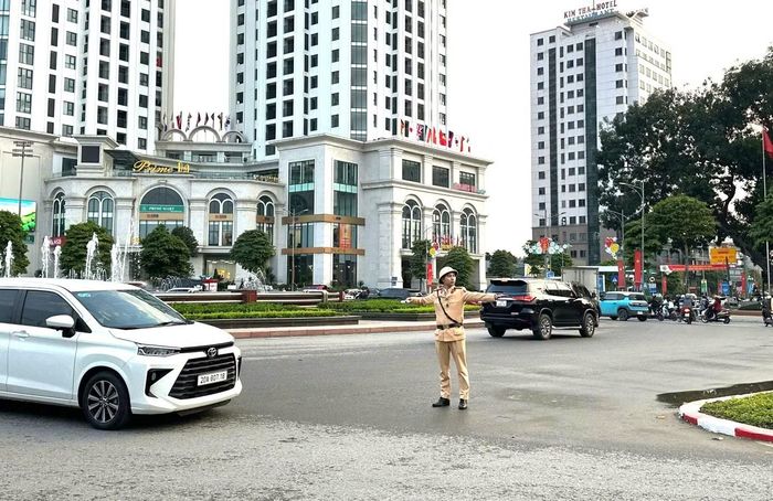 Công an tỉnh Thái Nguyên sẽ tổ chức phân luồng giao thông từ xa.