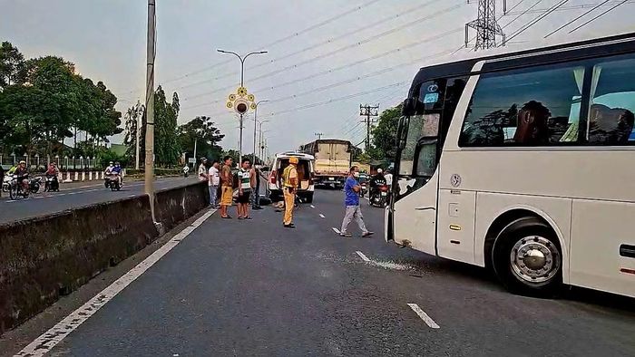 Hiện trường vụ tai nạn.