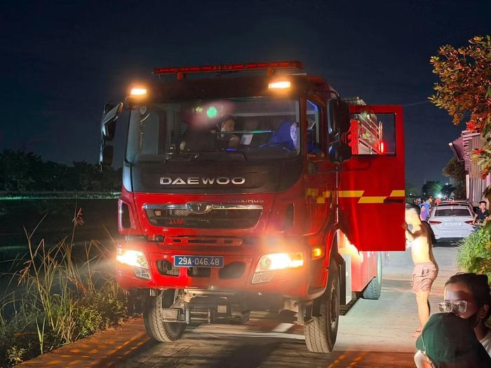 Lực lượng chức năng có mặt tại hiện trường.