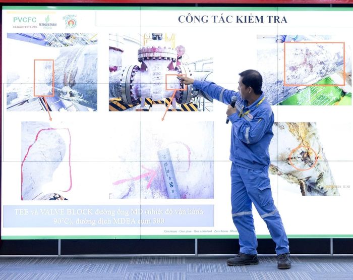 Đại diện đơn vị trình bày nội dung chuyên môn tại Hội nghị.