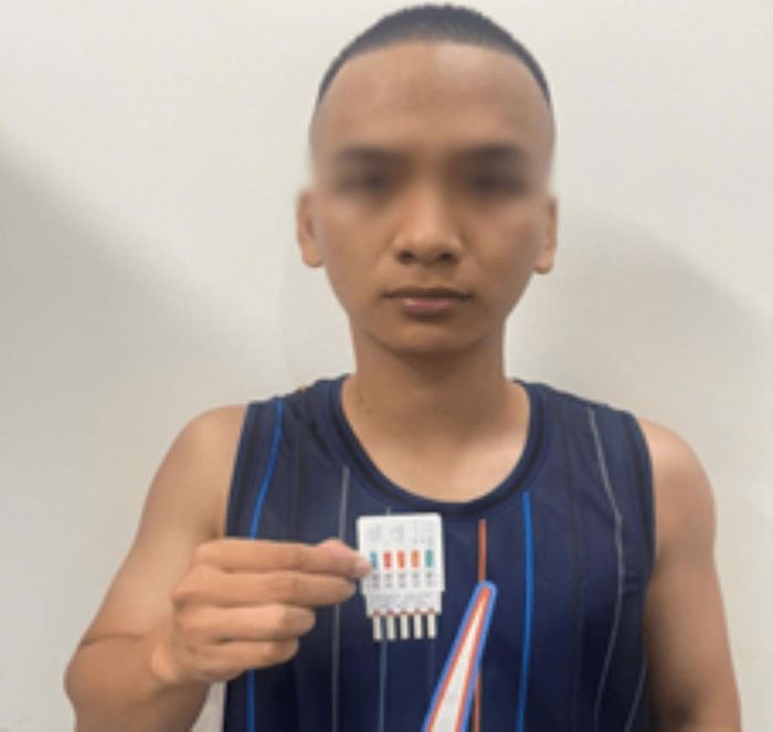 Nguyễn Văn Thái tại cơ quan công an