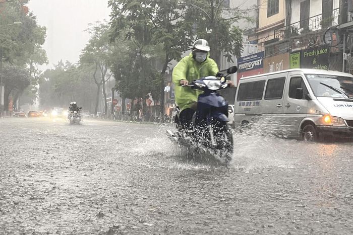 Mưa lớn kéo dài.