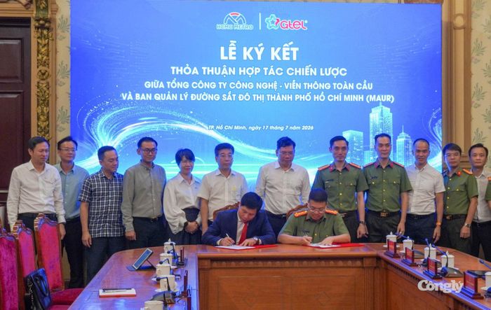 Ban Quản lý Đường sắt đô thị TP.HCM (MAUR) và Tổng Công ty Công nghệ - Viễn thông Toàn cầu (GTEL) ký kết Bản ghi nhớ hợp tác.