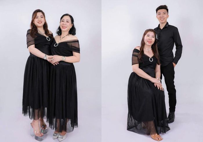 Vợ chồng Ngọc hạnh phúc khi được sống chung, chăm lo cho mẹ