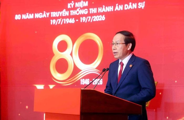 Phó Thủ tướng Chính phủ Lê Tiến Châu phát biểu tại buổi lễ. Ảnh: Phạm Kiên