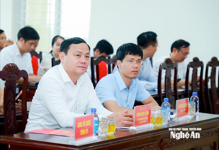 Đại diện các ban Đảng Tỉnh ủy dự hội nghị. Ảnh: Thành Duy