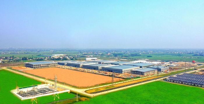 Nhà xưởng của các nhà đầu tư tại Khu công nghiệp WHA Industrial Zone 1 - Nghệ An. Ảnh: WHA