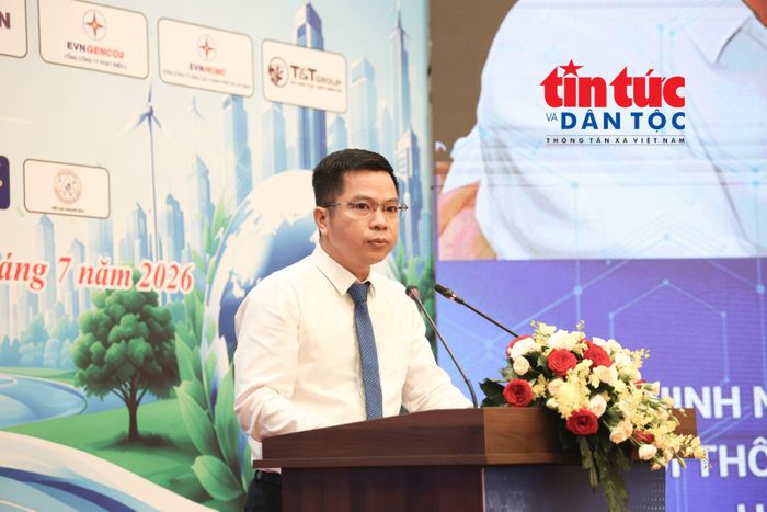 Ông Huỳnh Anh Tuyên, Phó Trưởng Đại diện Văn phòng Bộ Công Thương khu vực miền Trung - miền Nam phát biểu.