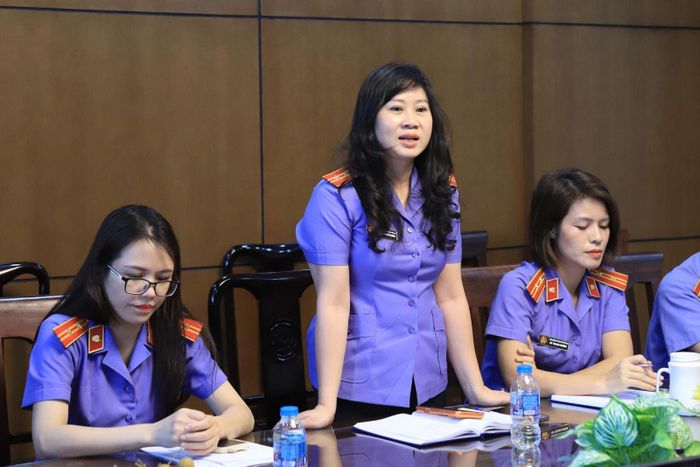 Đồng chí Nguyễn Thị Hằng Hạnh, phát biểu tại chương trình tri ân.