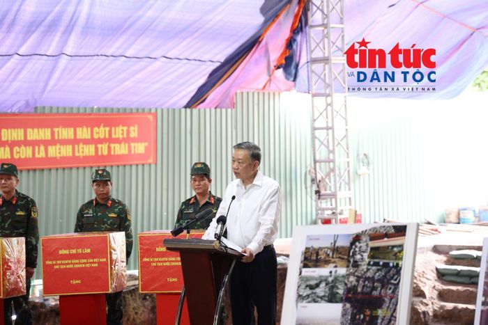 Tổng Bí thư Tô Lâm phát biểu.