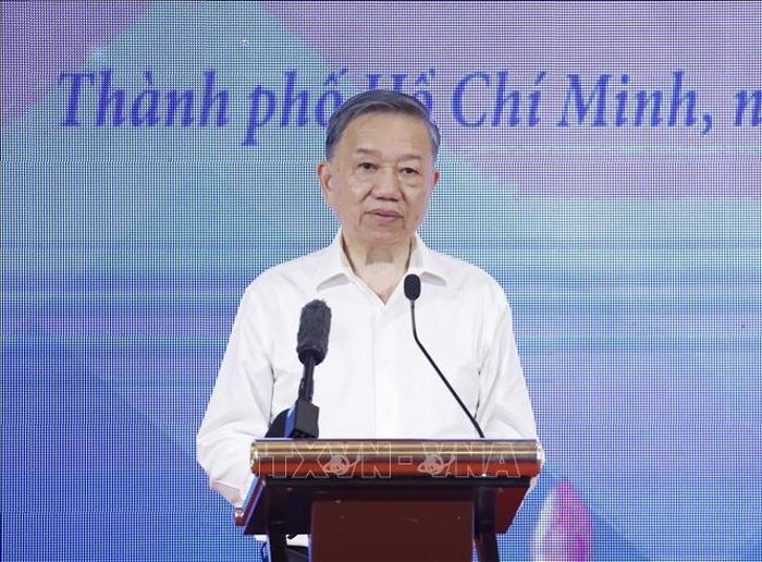 Tổng Bí thư, Chủ tịch nước Tô Lâm phát biểu. Ảnh: Thống Nhất/TTXVN