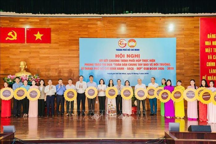 Phường Tân Mỹ, TP Hồ Chí Minh ra mắt các mô hình, công trình hưởng ứng phong trào thi đua "“Toàn dân chung tay bảo vệ môi trường, vì TP Hồ Chí Minh xanh - sạch - đẹp” giai đoạn 2026 – 2030.