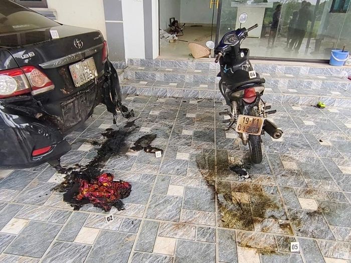 Hiện trường vụ việc. Ảnh: Công an tỉnh Phú Thọ 