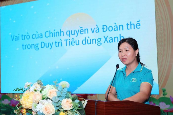 Bà Nguyễn Thị Lừng, Chủ tịch Hội Nông dân xã Kim Anh chia sẻ