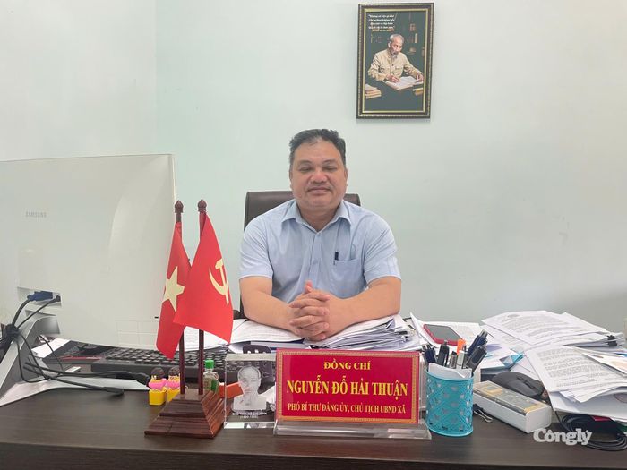Ông Nguyễn Đỗ Hải Thuận, Chủ tịch UBND xã Bình Châu