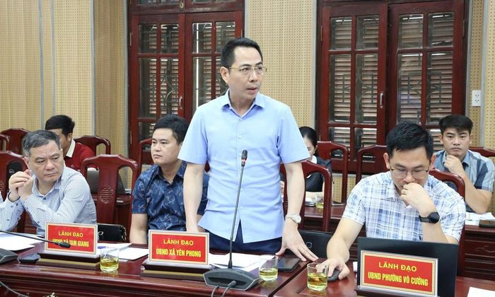 Đại diện các xã, phường đề xuất các mốc thời gian hoàn thành công tác giải phóng mặt bằng tại địa phương.